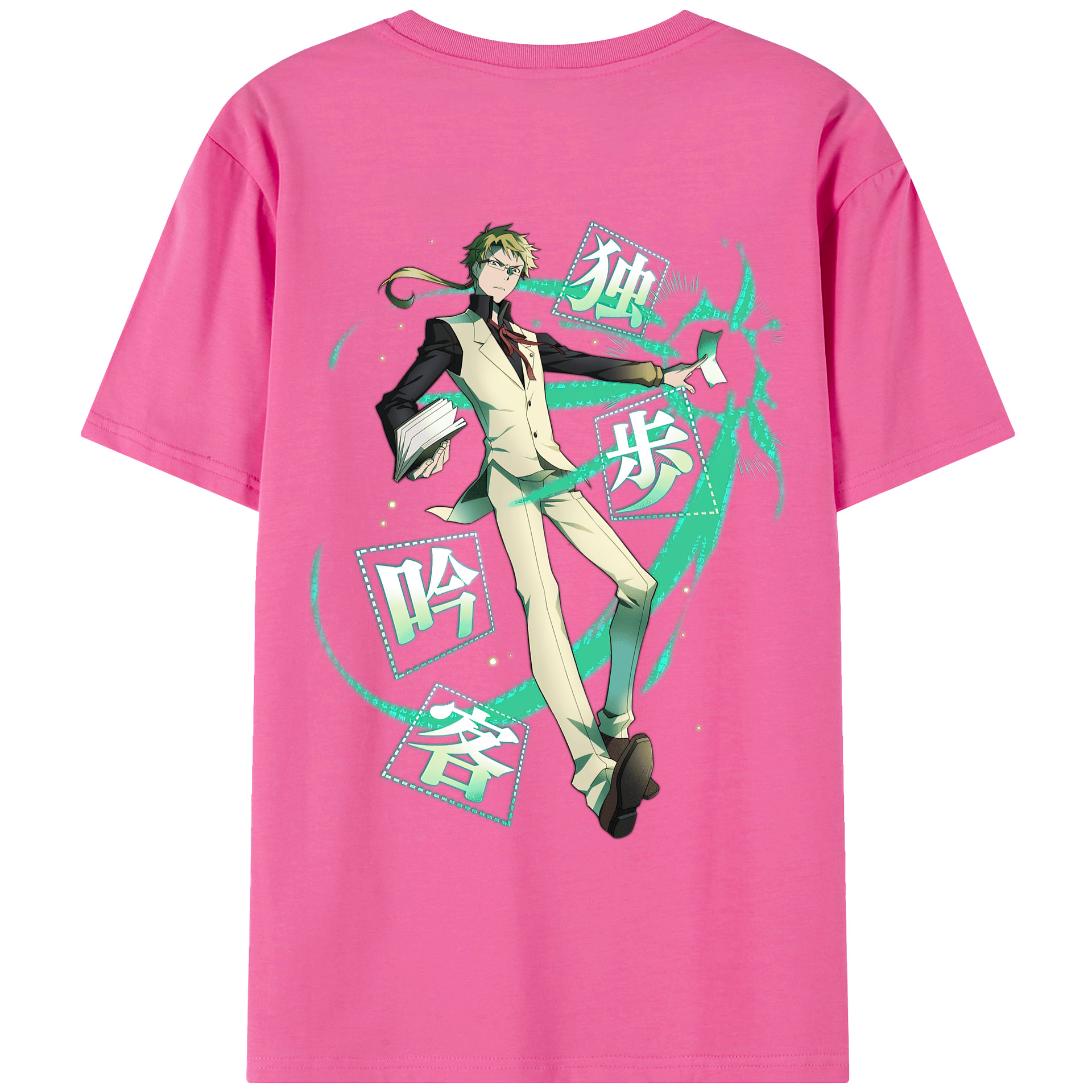 （画像用） 文豪ストレイドッグス Bungo Stray Dogs レディース半袖Tシャツ(バックプリント)